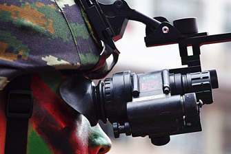 Infrared night vision telescope