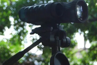 Monocular low light night vision device