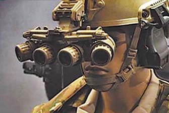 Four-eye night vision device