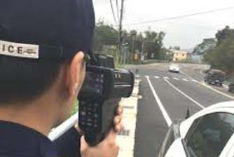 Speedometer measures vehicle speed