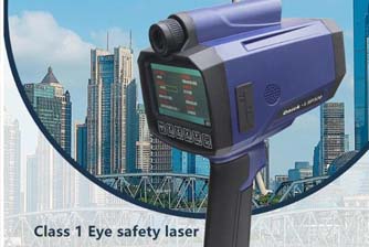Handheld laser speed gun