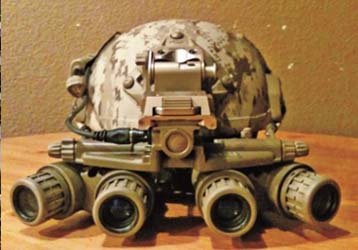 Night vision goggles make the night transparent