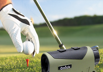Golf rangefinder with angular vibration function