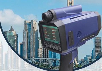 At what distance is speed camera effective?