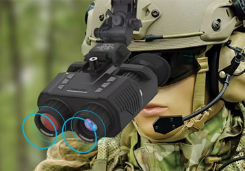 Black Infrared Helmet Night Vision Scope Digital Zoom Night Vision Telescope for Hunting
