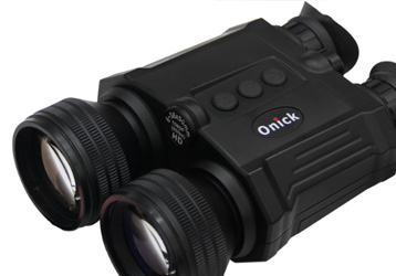 A laser rangefinder with night vision function
