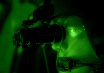 What can night vision goggles see?