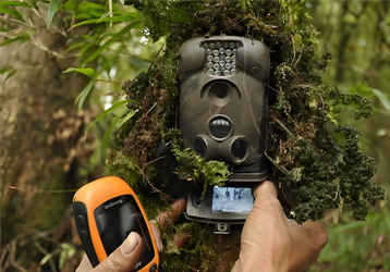 Infrared camera captures wild animal Chinese Serow