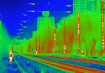 Five-light binocular fusion thermal imaging handheld reconnaissance device