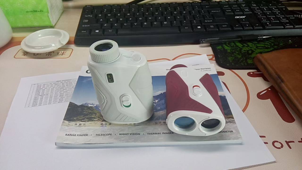 Handheld laser rangefinder telescope
