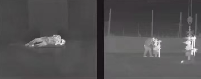 Thermal aiming infrared night vision device thermal imaging riflescope outdoor high definition crosshair