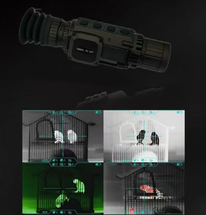 Thermal aiming infrared night vision device thermal imaging riflescope outdoor high definition crosshair