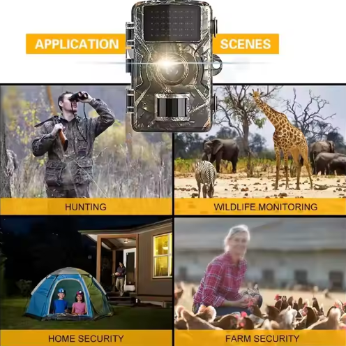 2.0 TFT Color Screen Gaming Cameras Wildlife IP66 Waterproof Outdoor Trail Hunting Camera With Night Vision