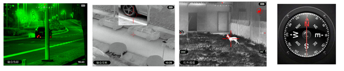 Dual-light fusion thermal imaging night vision device