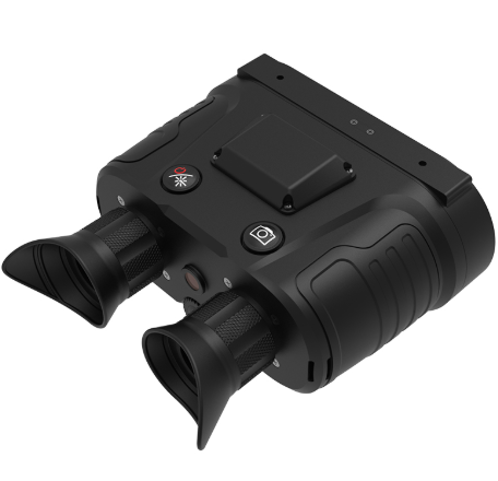 Binocular fusion thermal imaging handheld detection device