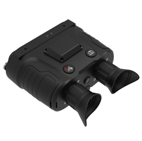 Binocular fusion thermal imaging handheld detection device