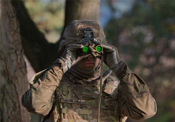 The use of infrared thermal imaging night vision devices in the military field