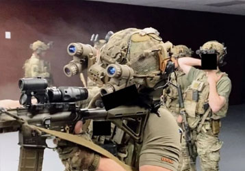 The training base troops purchased Onick NVG-B binocular low-light night vision goggles