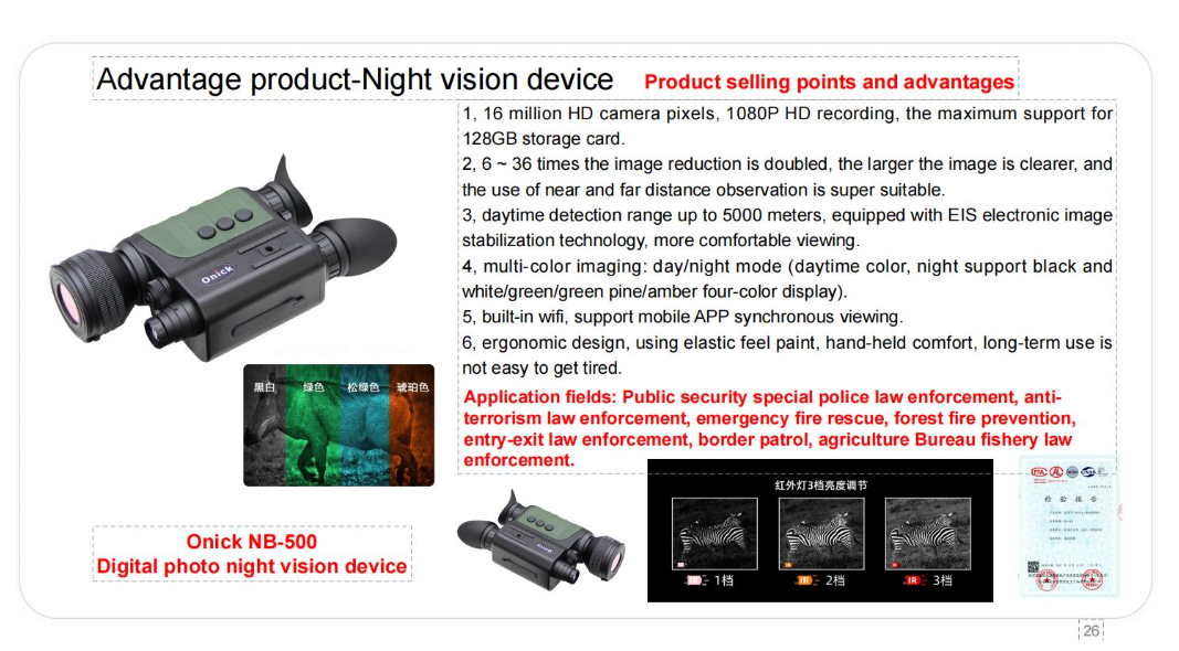 The New Upgrade Is Clearer And More Stable! NB-500 All-weather HD Night Vision Upgrade Unveiled