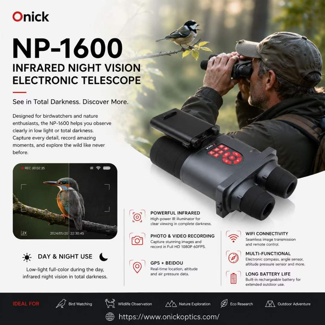 Digital Night Vision Binoculars with Photo & Video Recording