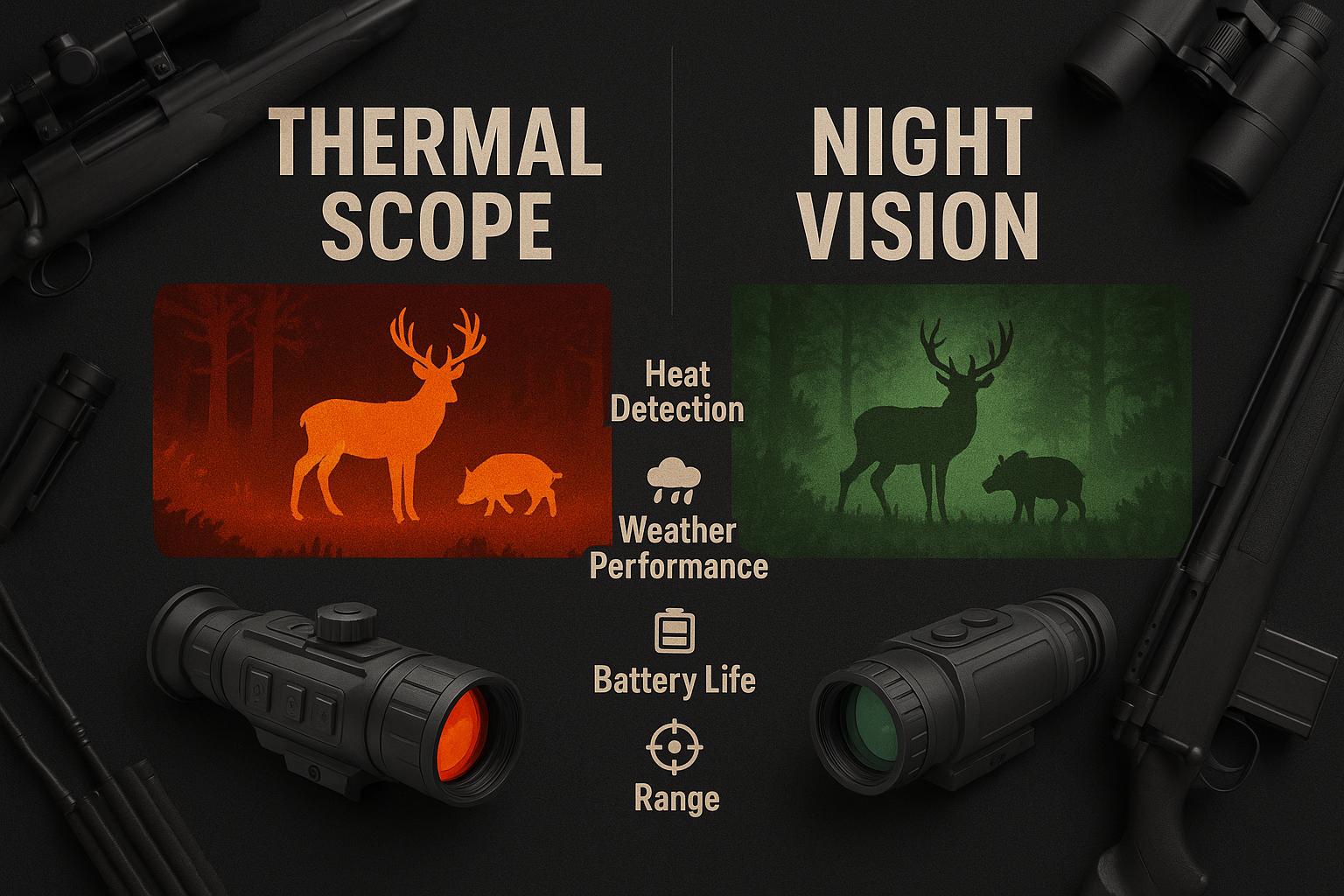 Thermal Imaging Scopes vs Night Vision Scopes: Which Is Better for Your Application?